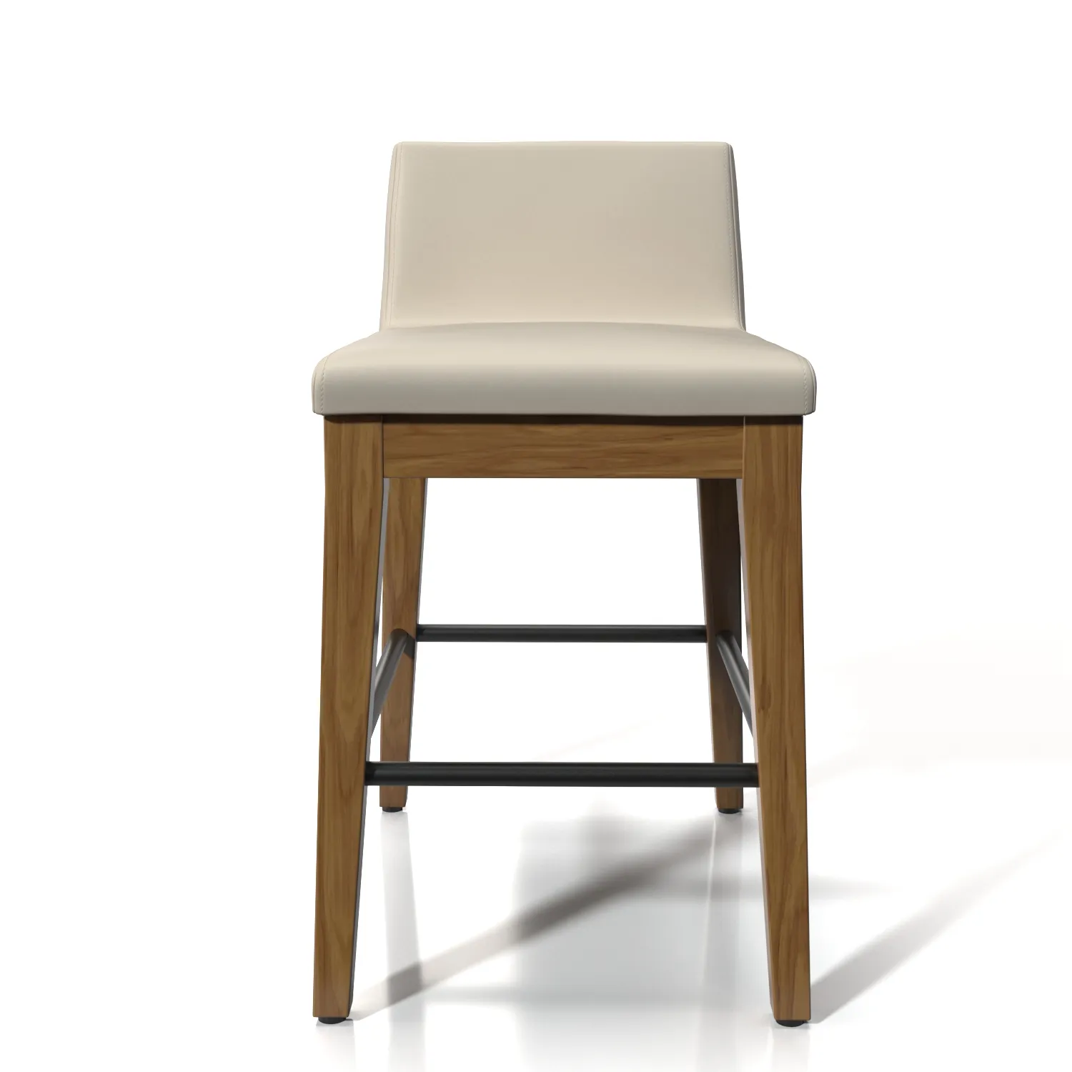 Dallas Wood Bar Stool PBR 3D Model_04